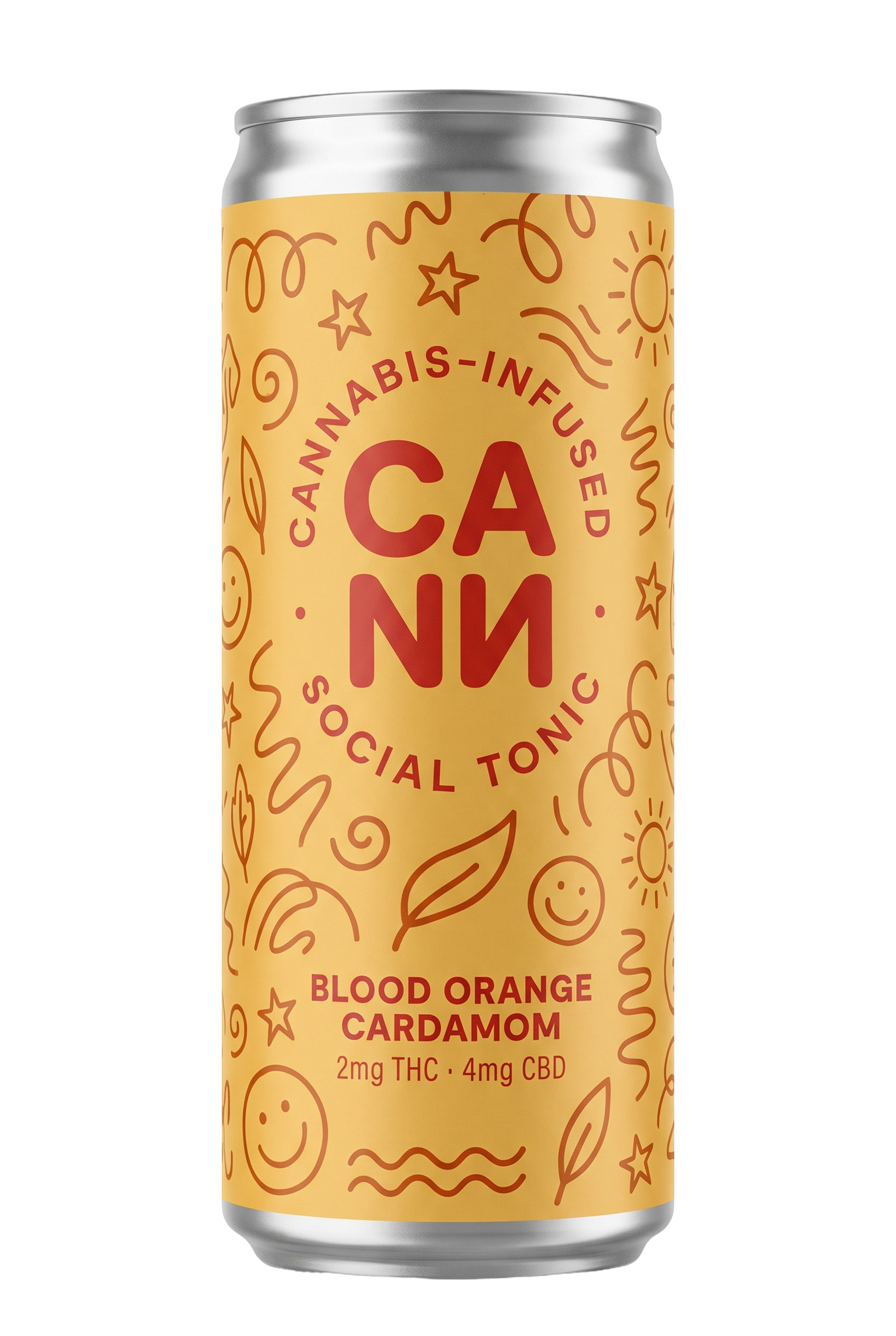 Cann Blood Orange Cardamom can