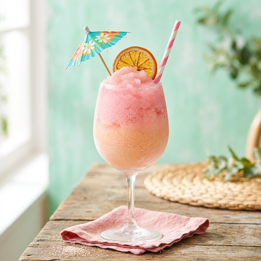 Frozen pastel drink