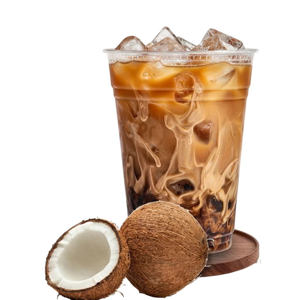 Iced Latte with Coconut